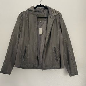 Faux Leather Jacket